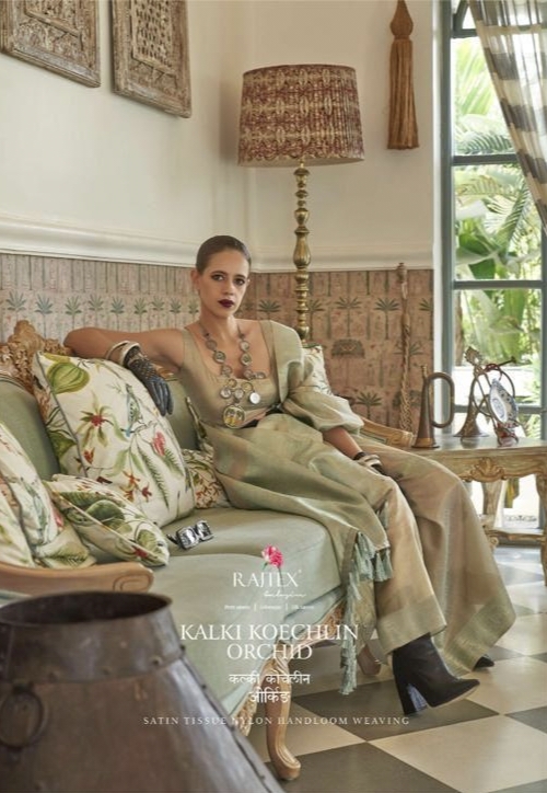 Kalki Koechlin Orchid By Rajtex Fabric