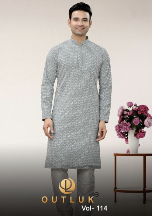 Outluk Vol 14 Designer Lakhnavi Work Georgette Kurta Pajama Collection Manufacturer Surat