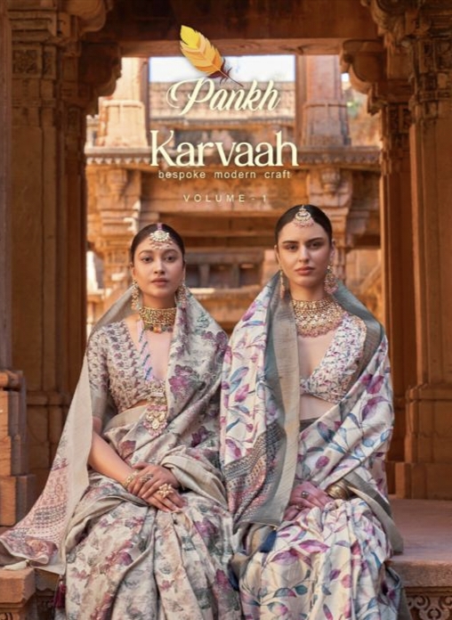 Karvaah By Pankh Designer Exclusive Sarre Singles And Set Stockiest And Supplier Surat