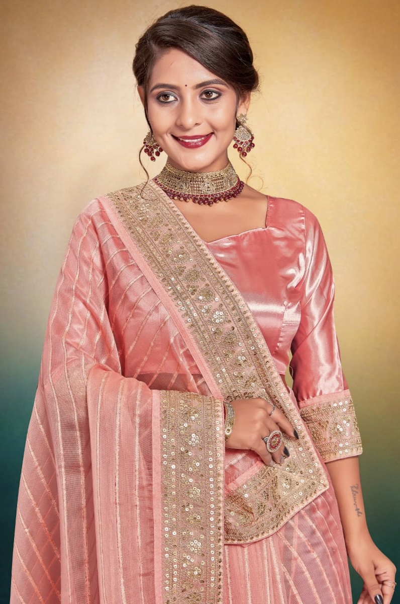 Nari Fashion Designer Catalog Kyra Zari Tissue Sarees