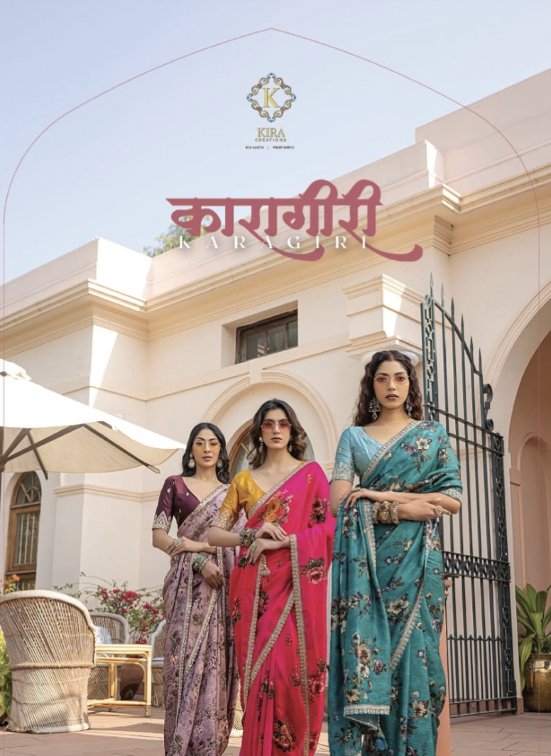Karagiri By Kira Creation Viscose Fancy Sarees Collection Surat