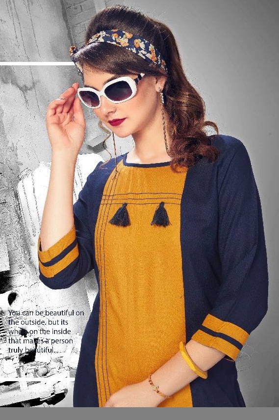 Kanika Rich Look Vol 3 2019 Series Reyon Kurti Dealer Surat