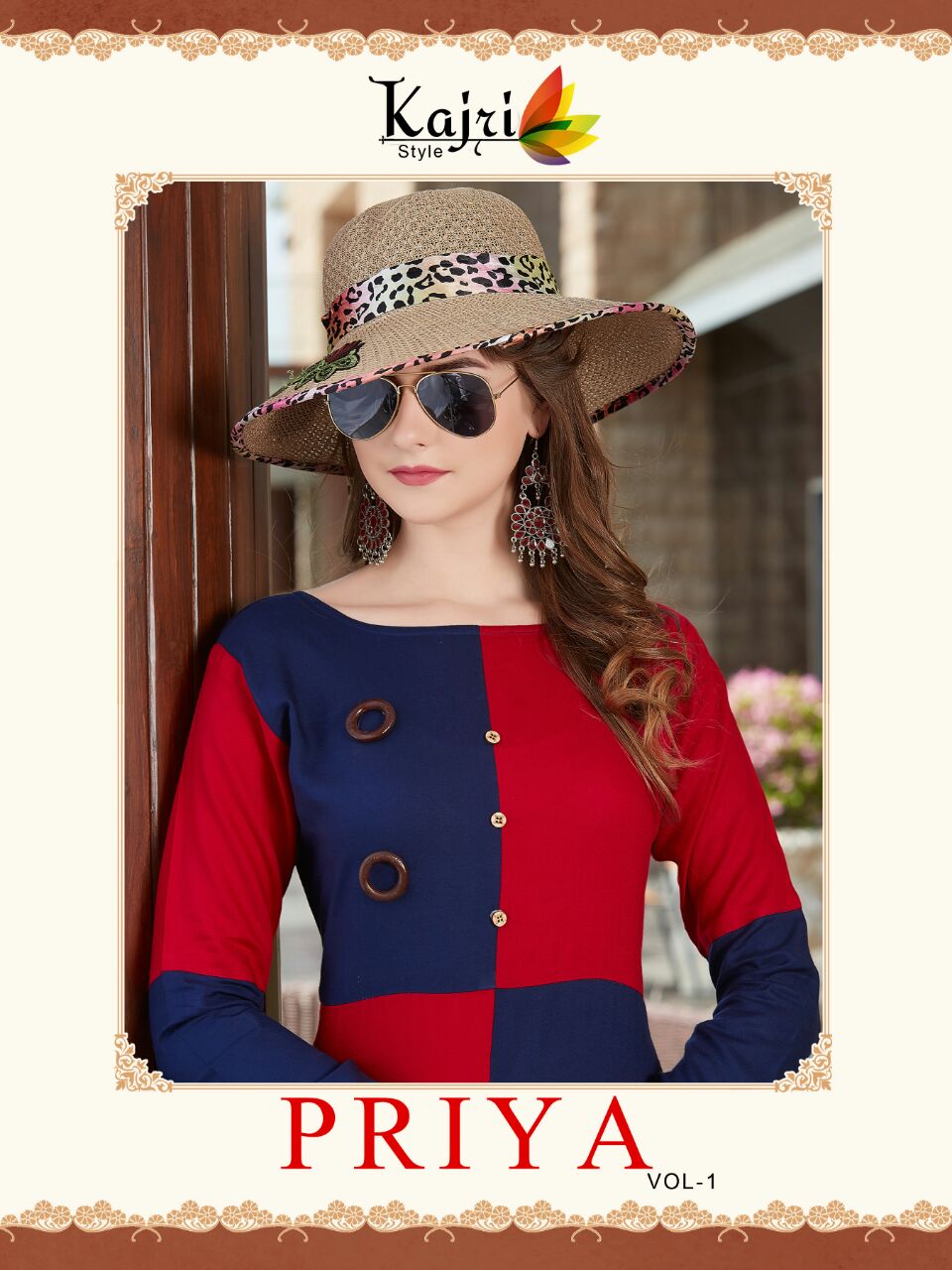 Kajri Style Priya Vol 1 1001 Series Fancy Reyon Kurti Saller