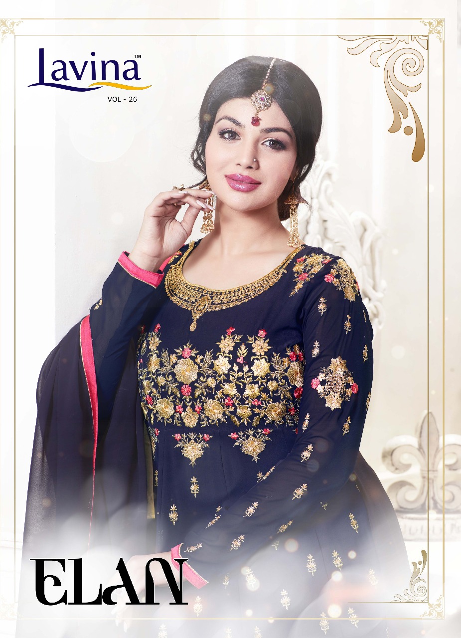 Lavina Vol 26 26001 Series Designer Gown Suit Dealer Surat