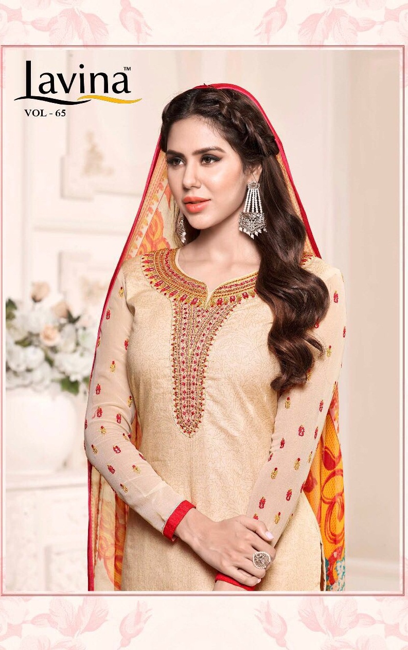 Lavina Vol 65 65001 To 65006 Series Pure Cotton Printed Suit