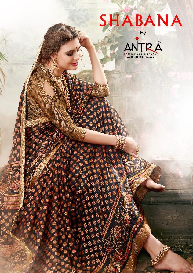 Lifestyle Shabana By Antra 50321 Series Brasso Printed Saree