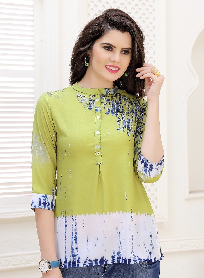 Mrigya Fiona Digital 1327 Series Digital Printed Short Tops