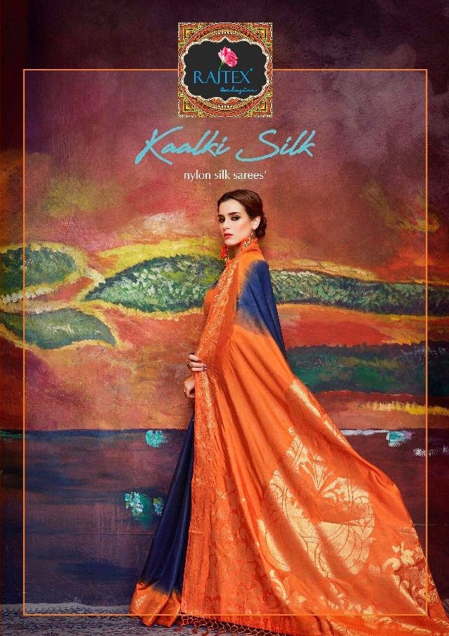 Rajtex Kaalki Silk 41001 Series Nylone Silk Saree Dealer
