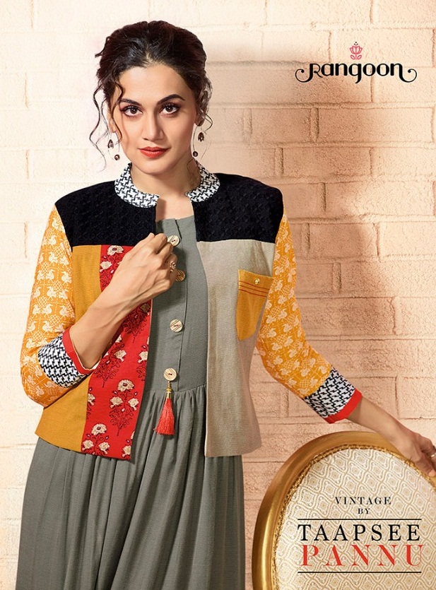 Rangoon Vintage By Taapsee Pannu 1141 Series Koti With Gown