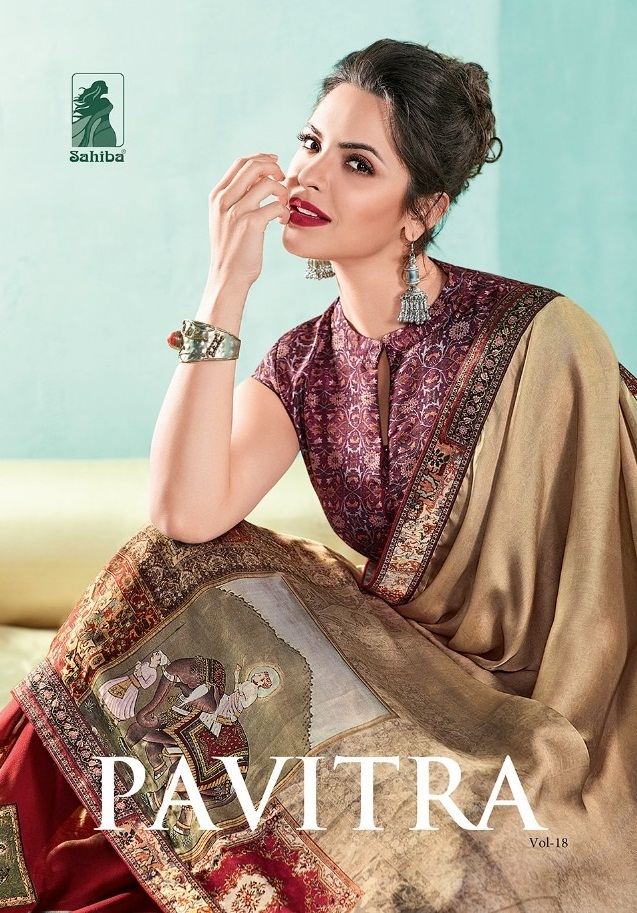 Sahiba Pavitra Vol 18 1800 Series Designer Saree Collection