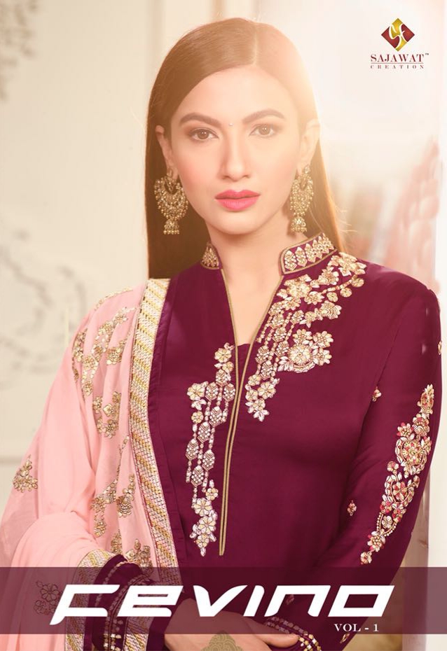 Sajawat Creation Fevina Vol 1 51 Series Salwar Kameez Catlog
