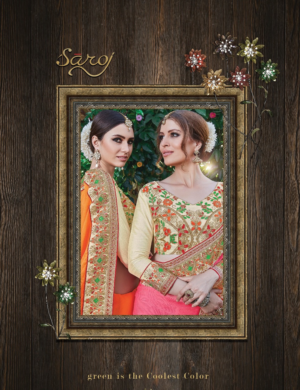 Saroj Kanchan Vol 2 4009 Series Fancy Party Wear Saree Dealr