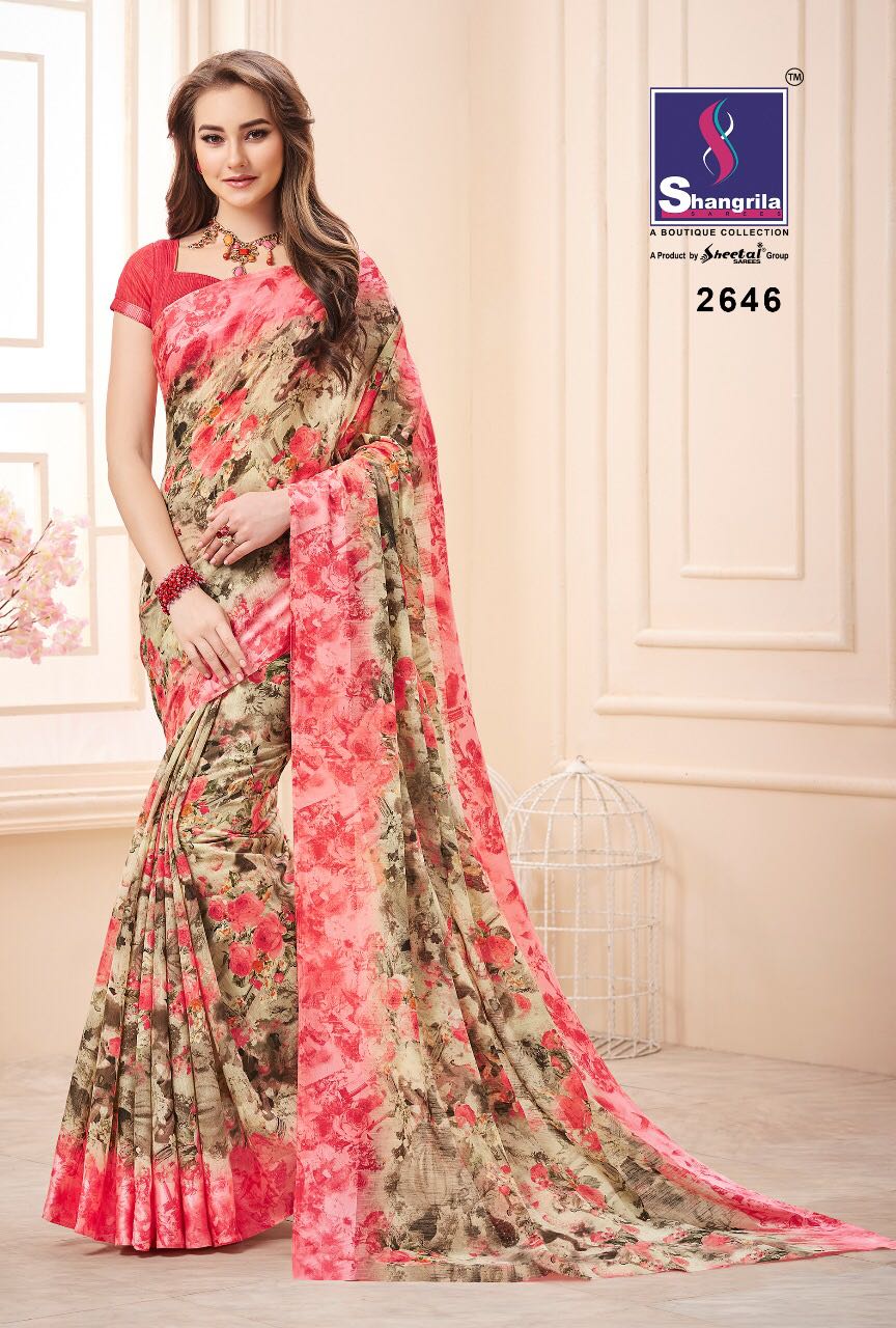 Shangrila Kanchana Cotton Vol 3 2641 Series Cotton Sarees