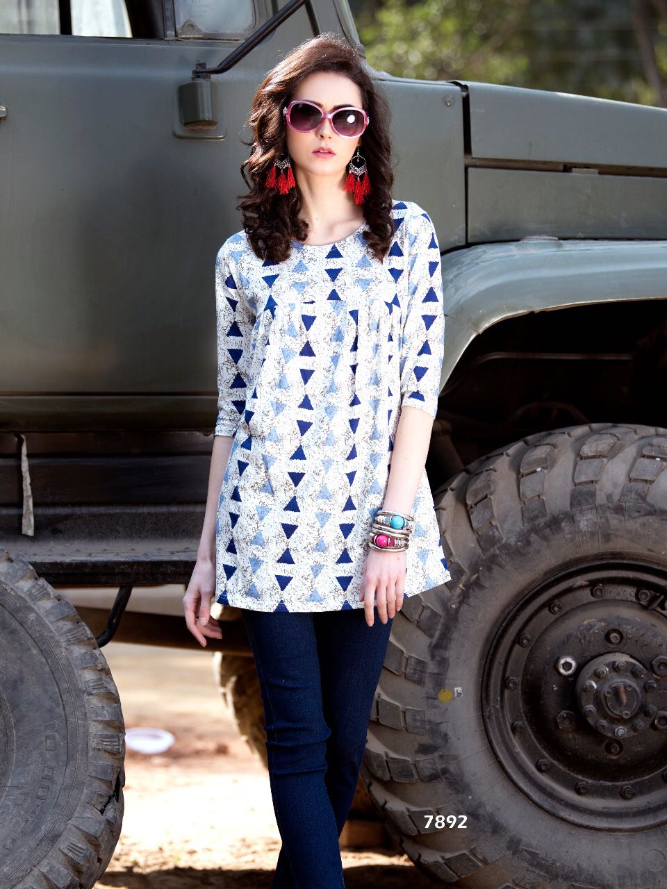 Varun Inkline Rhythm Vol 7 7831 Series Cotton Printed Kurti