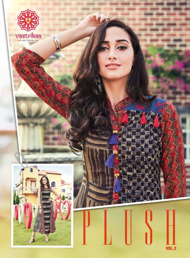 Vastrikaa Plush Vol 2 53 Series Fancy Georgette Kurties