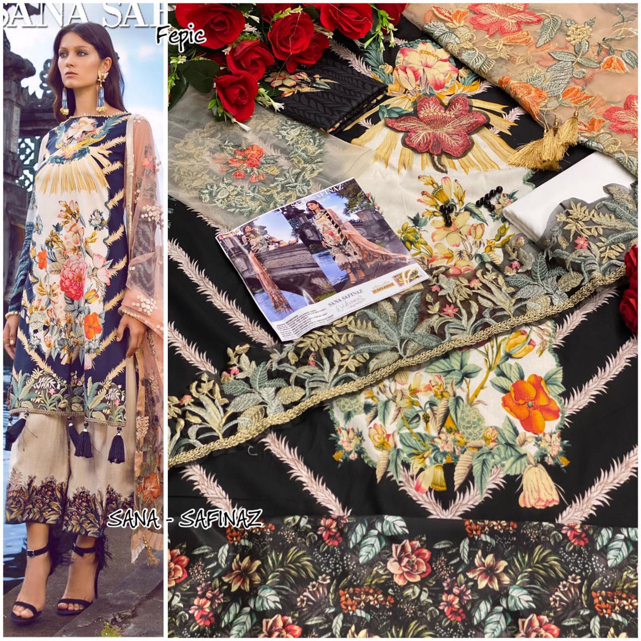 Rosemeen Sana Safinaz Wild Flower 43010 By Fepic