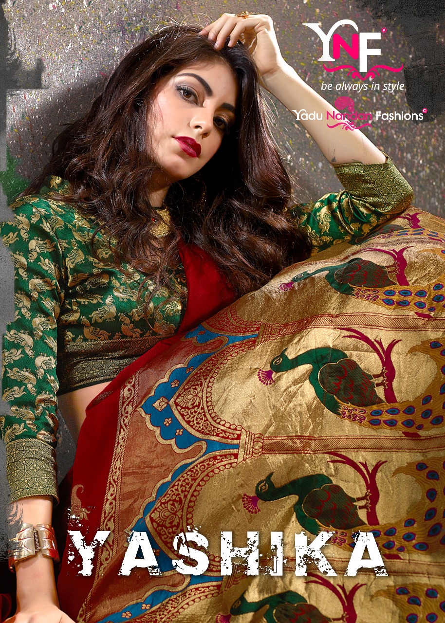 Yadunandan Fashion Yashika 1001 Series Silk Saree Collection