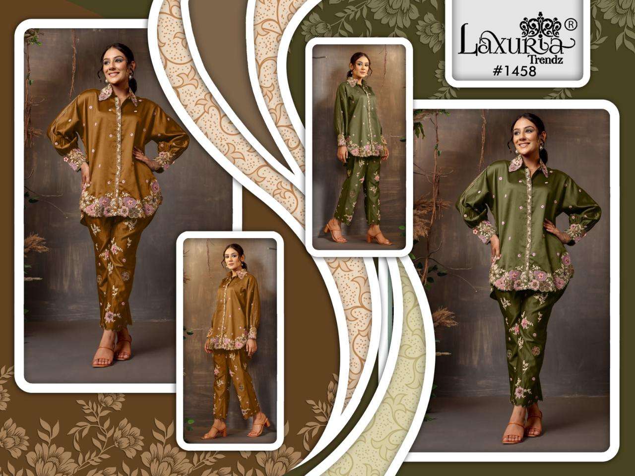 LAXURIYA TRENDZ D NO 1458  Premium Quality Co-Ord Sets