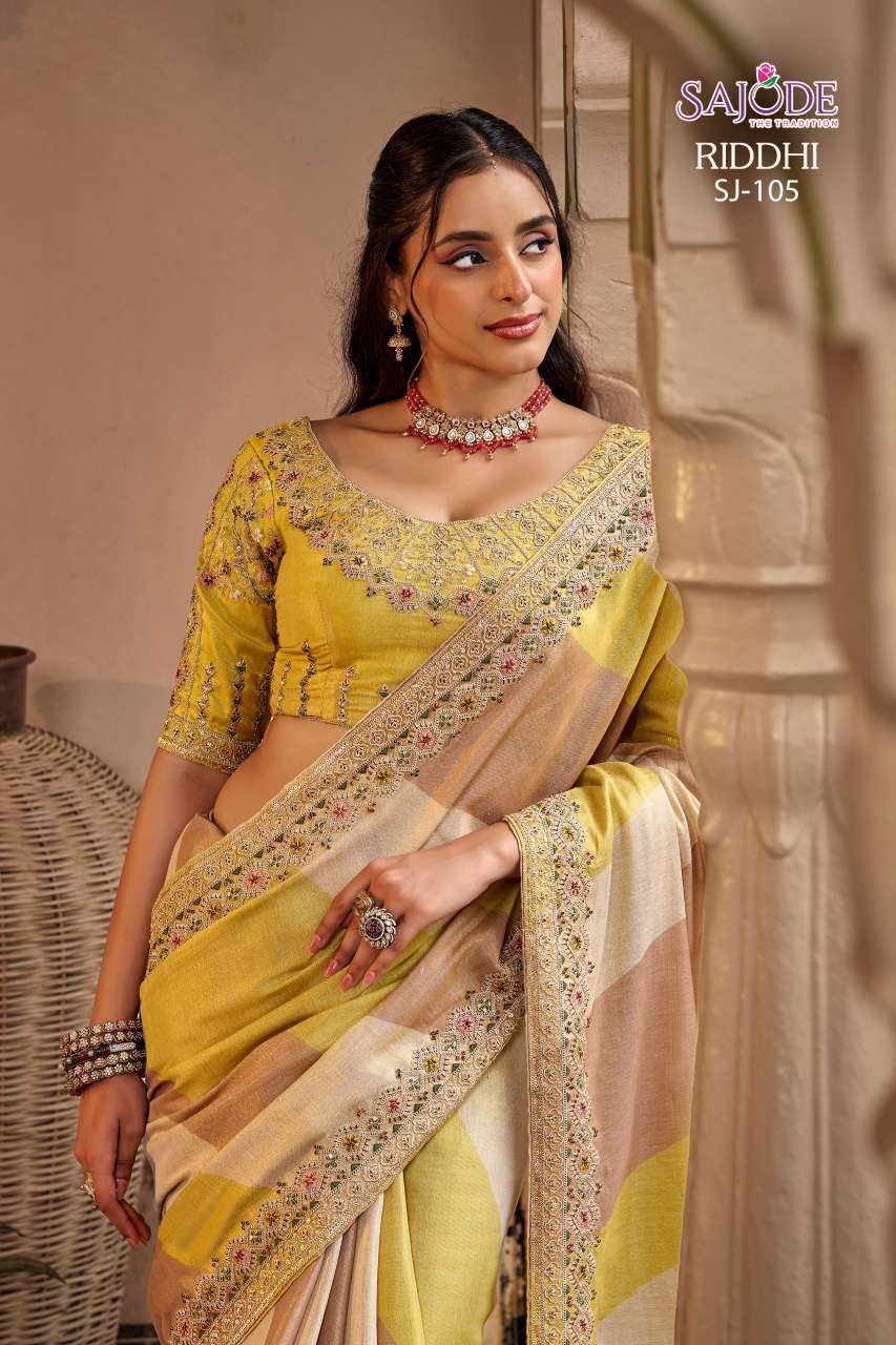 Riddhi by sajode fancy Saree Collection manufacturer surat 