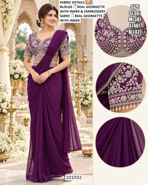 Celebrate This Diwali With A Beautiful Collection Of Real Georgette Designer Sarees And Palazzo Sets